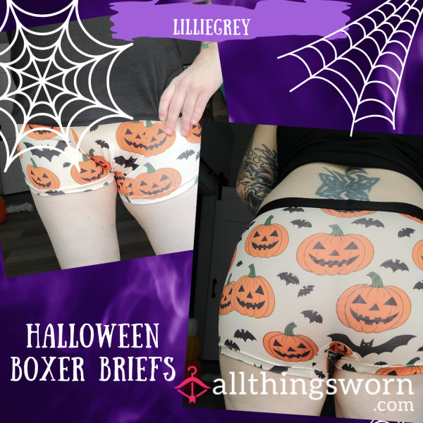 🚨🎃 SALE!  Halloween Unis** Boxer Briefs, Silky Smooth ~ Worn To Your Liking