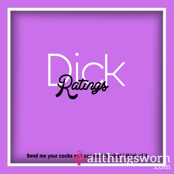 Hand Written D*ck Ratings !