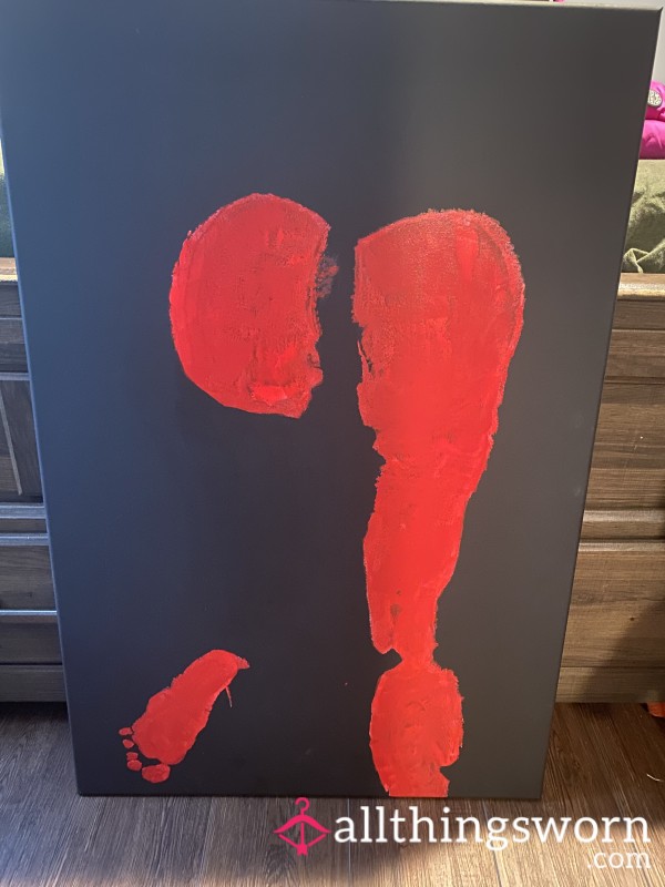 Handmade Booty Painting