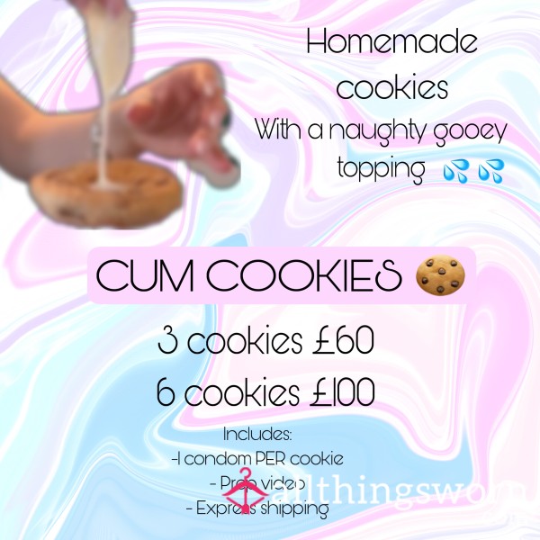 🍪💦✋🏼 HOMEMADE C*m COOKIES ✋🏼💦🍪