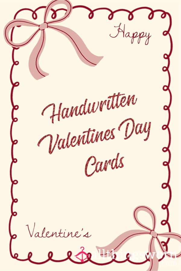 Handwritten Valentine’s Day Cards