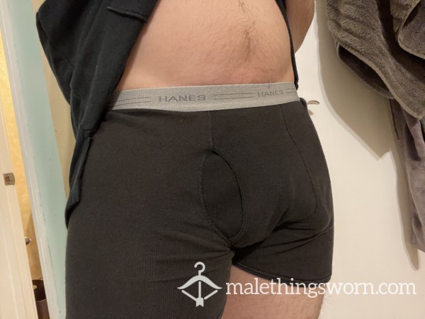 Hanes Black Briefs