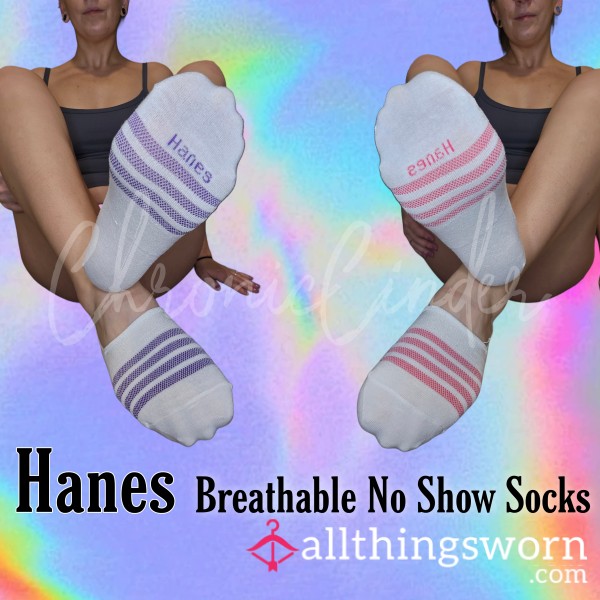 Hanes Breathable No Show Socks