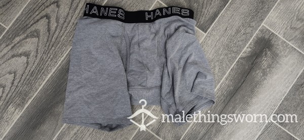 Hanes Grey Boxer Briefs (Briefs Only)