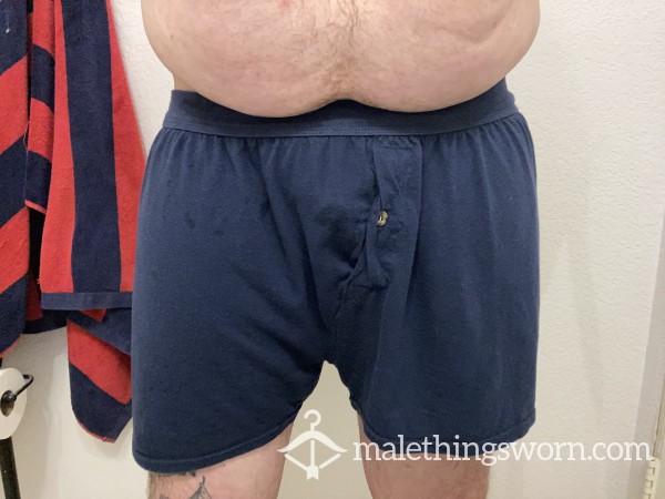 Hanes Navy Blue Boxers