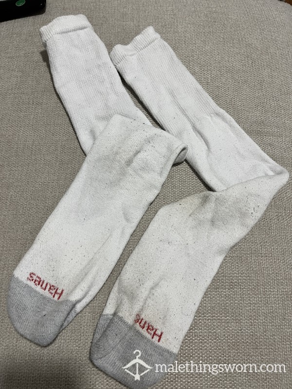 Hanes Worn Tube Socks