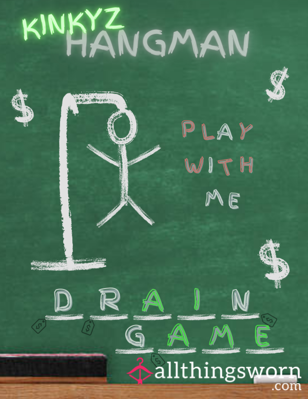 HangMan Drain Game