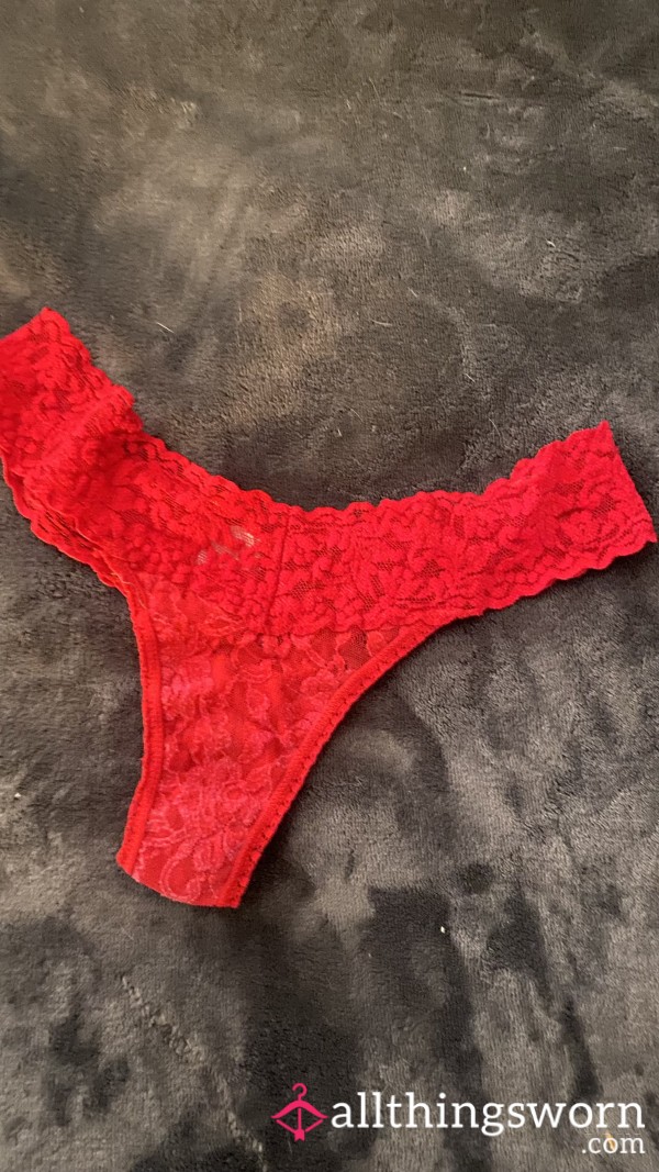 Hanky Panky Used Underwear (Red)