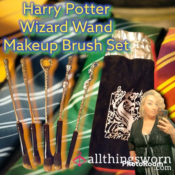 Harry Potter Makeup Brushes For A Cuck/ Sissy