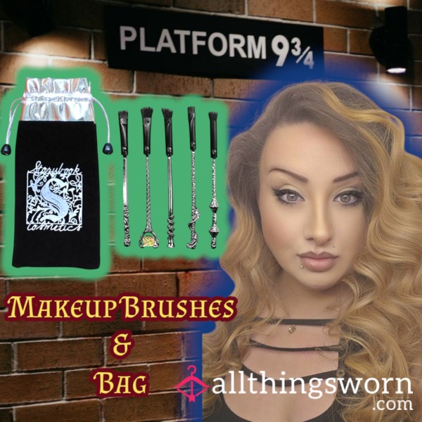 Harry Potter Makup Brushes For A Cuck/ Sissy