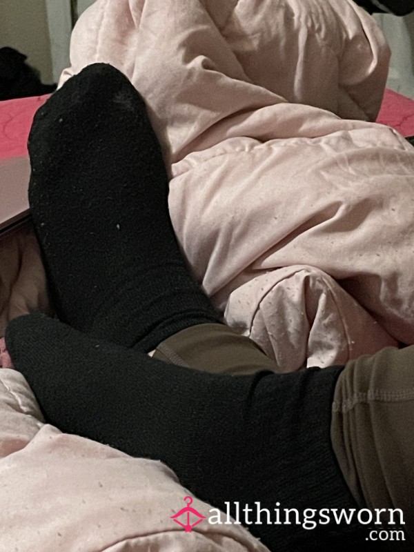 Have Several Pairs Black Socks From The Wifes Cute Little Feet