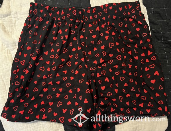 ♥️ ⚫️Heart Comfy Boxers⚫️♥️