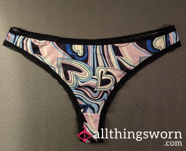 Heart Satin Panties