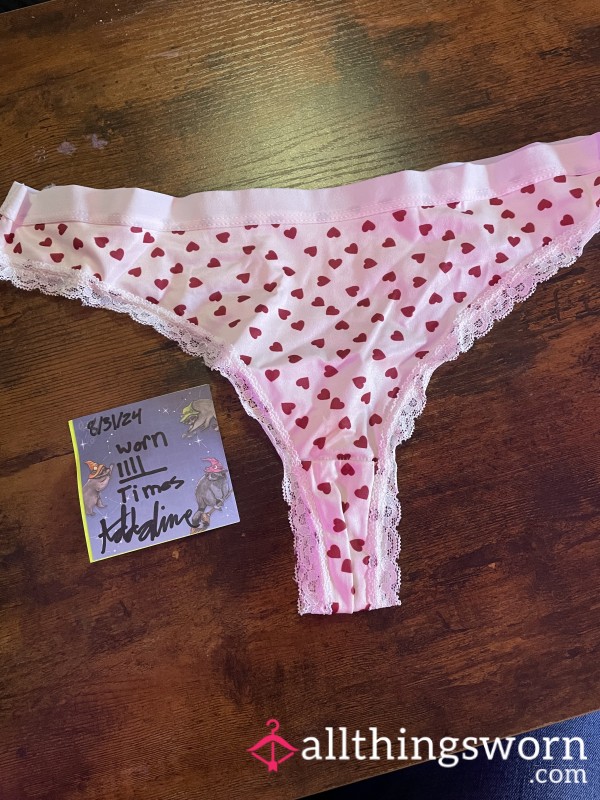 Heart Undies Thong