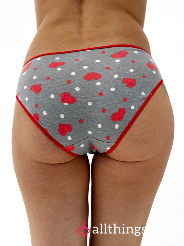 Hearts And Dots Cotton Cla**ic Briefs