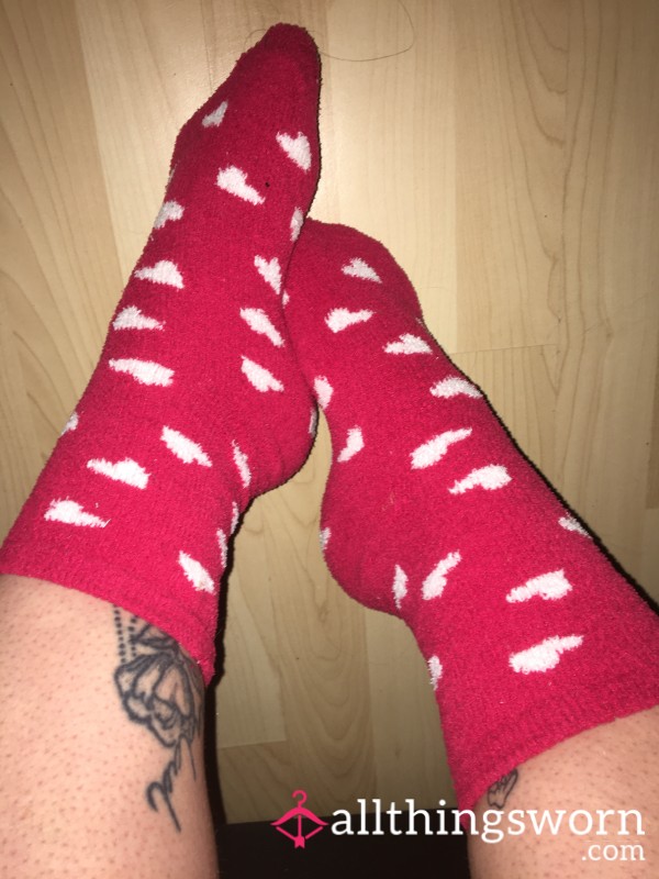 Hearts Cosy Socks