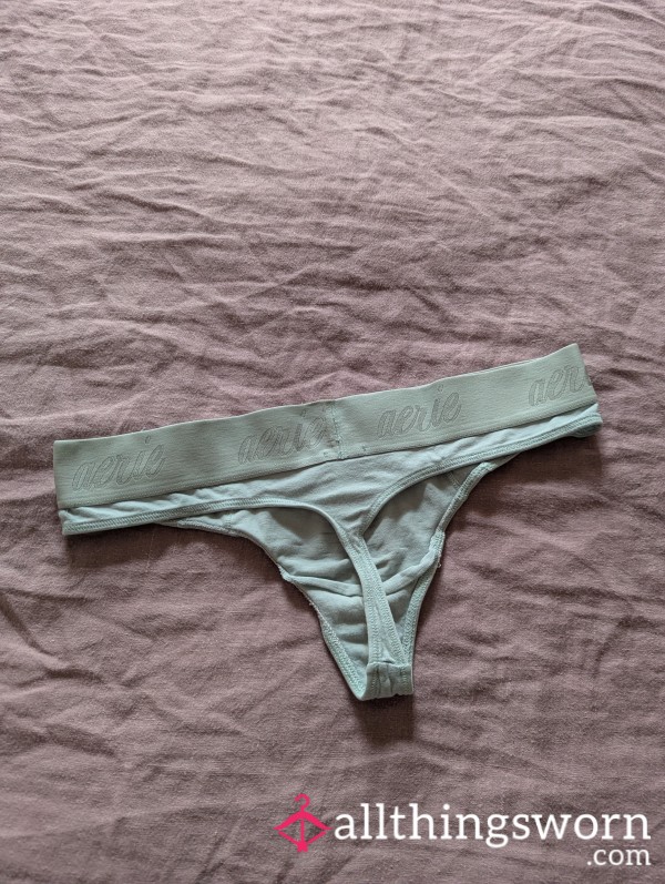 Heavily Used Aerie Cotton Thong