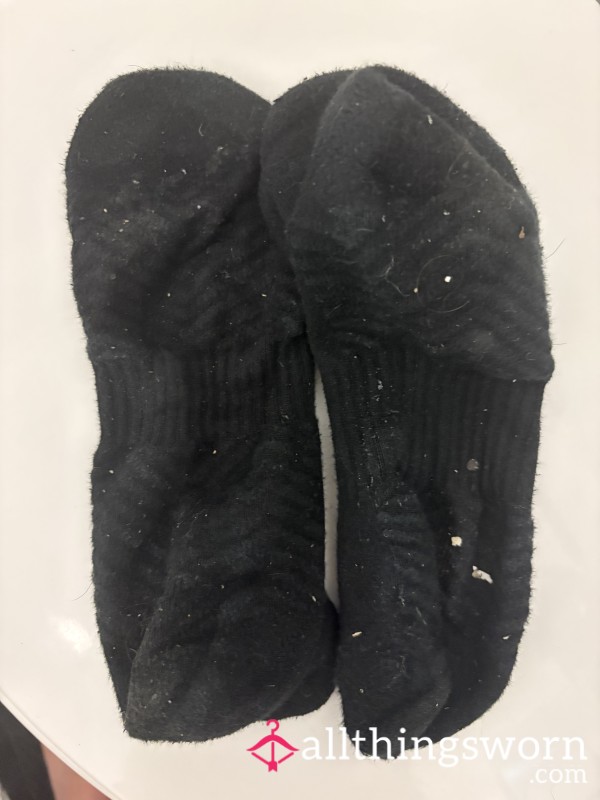 Heavily Used And Wet Decorating Socks