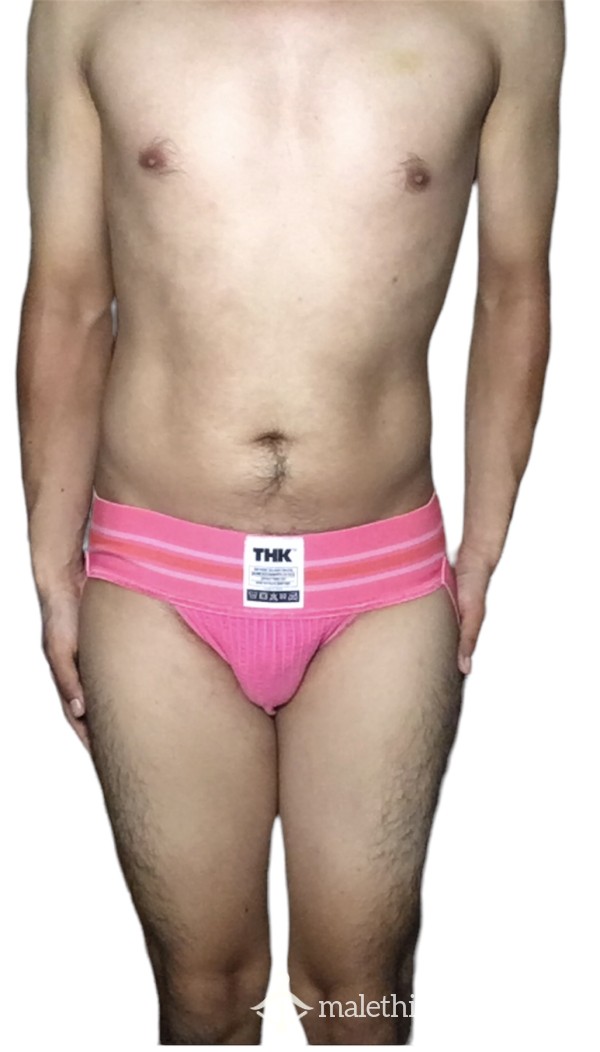 Heavily Worn Jockstrap 💖 HOT PINK Thirsty Male