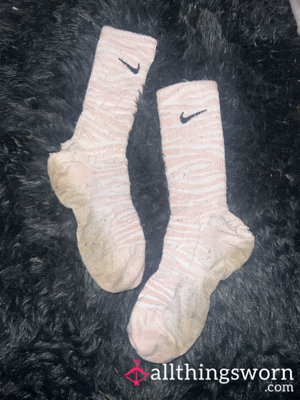 HEAVILY WORN Nike Socks