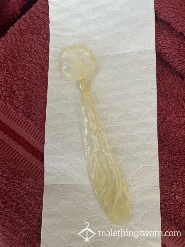 Heavy C*m Loaded Condom