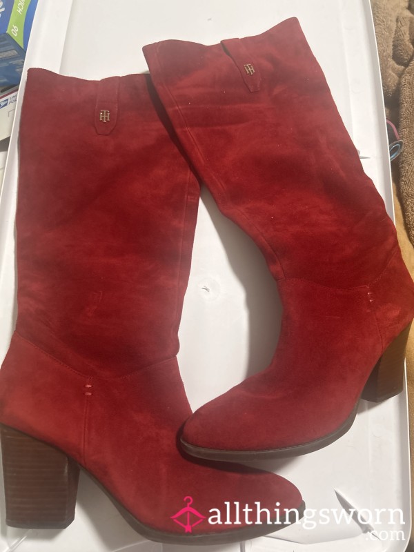 Heel Boots So S**y Red