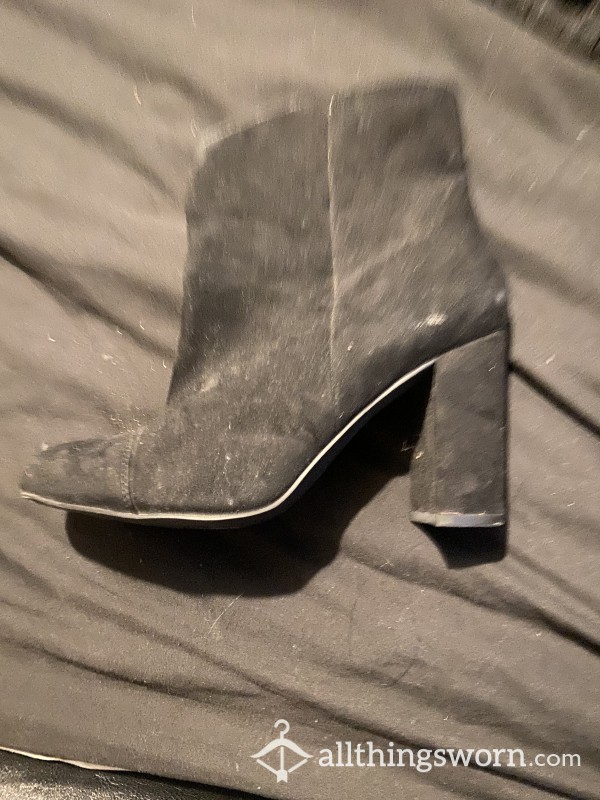 Heeled Boots Worn