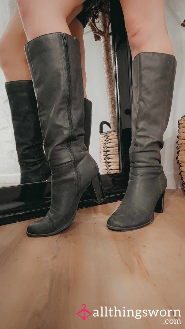 Heeled Tall Boots