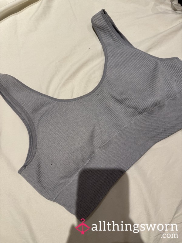 Heidi’s Sweaty Sports Bra Worn For Horse Riding Today.