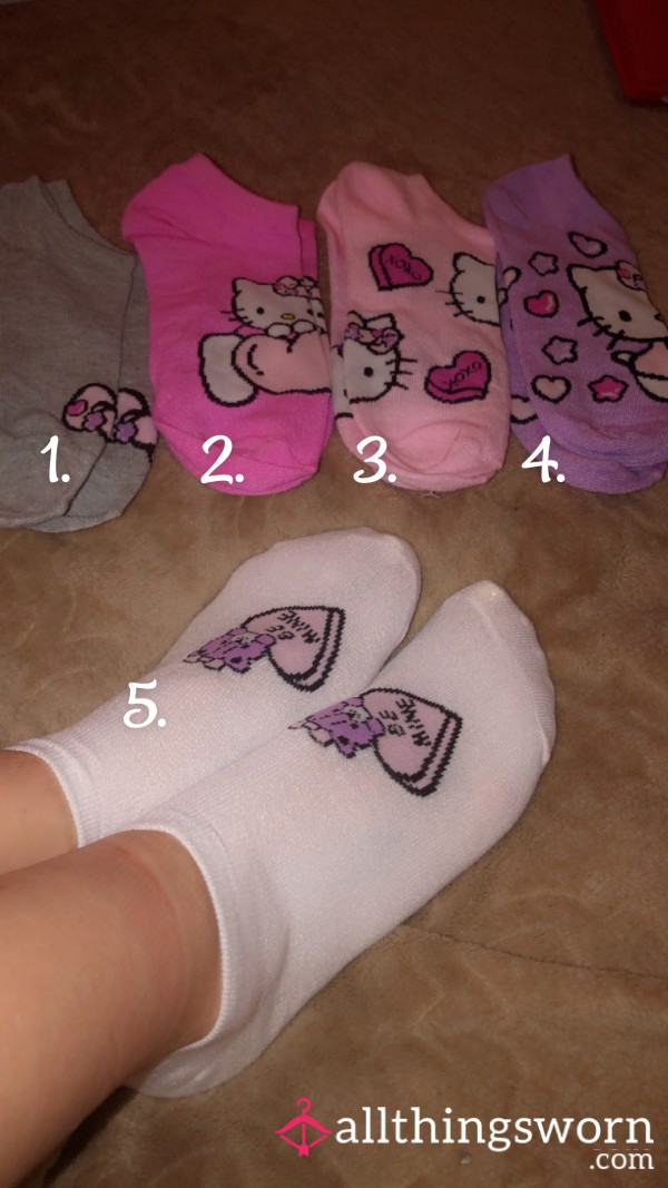 Hello Kitty Ankle Socks