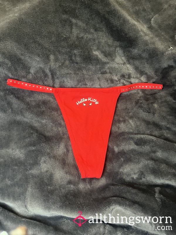 Hello Kitty Red Thong