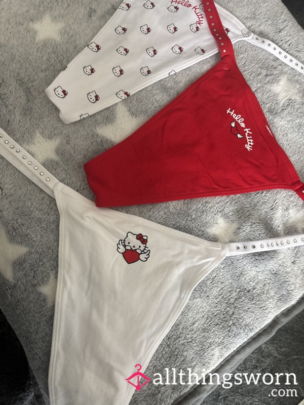 Hello Kitty Thongs Available For Wears💋