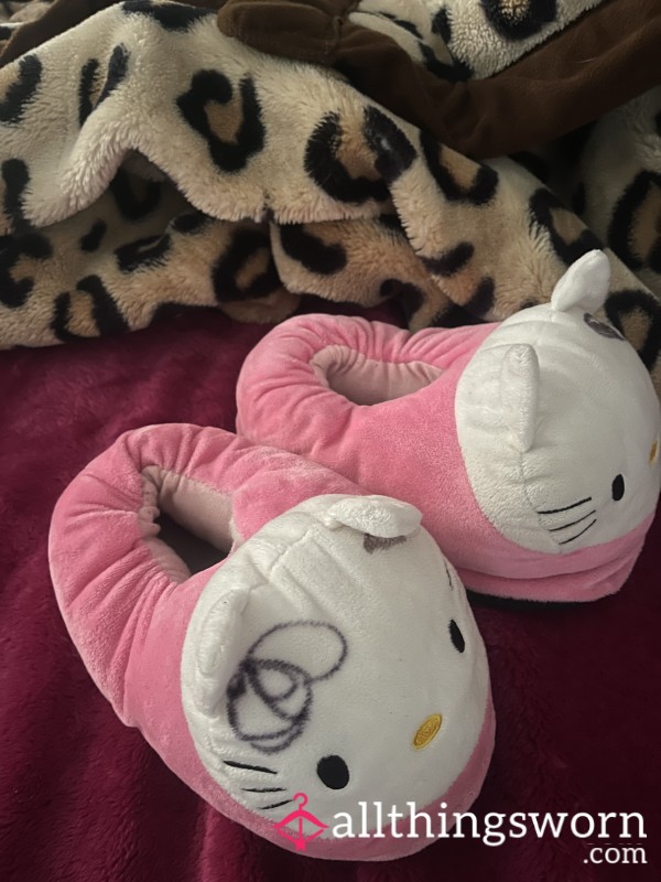 Hello Kitty Worn Out Slippers