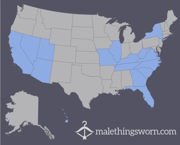 Help Me Fill Out The Map!!! (USA Customers) (33 More States To GO!)(Unmarked States Get A Discount! 🤑)