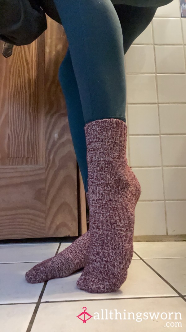 High Ankle, 24 Hour Worn Boot Socks!