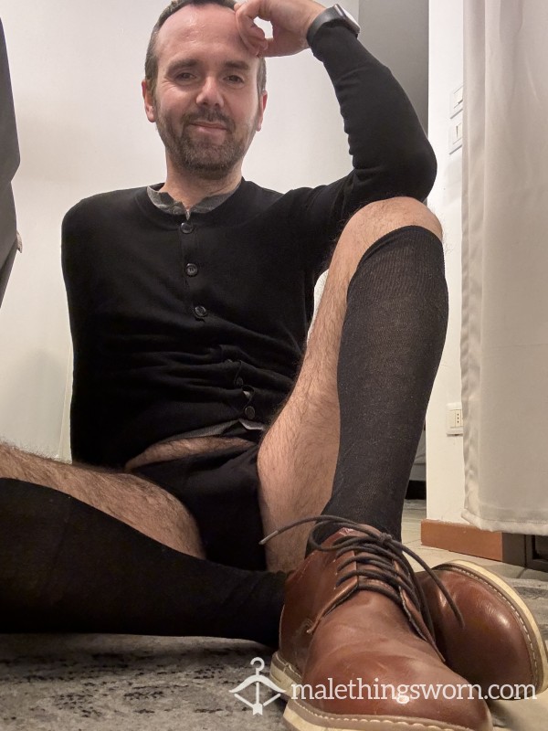 High Demand Black Sheer Socks