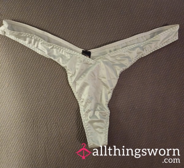 High Waist Mint Thong " VERY S**Y"