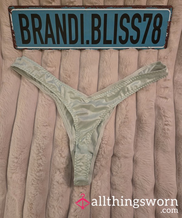 🩵High Waist Mint Thong " VERY S**Y"🩵