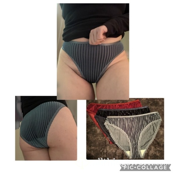 High Waisted Velvet Briefs