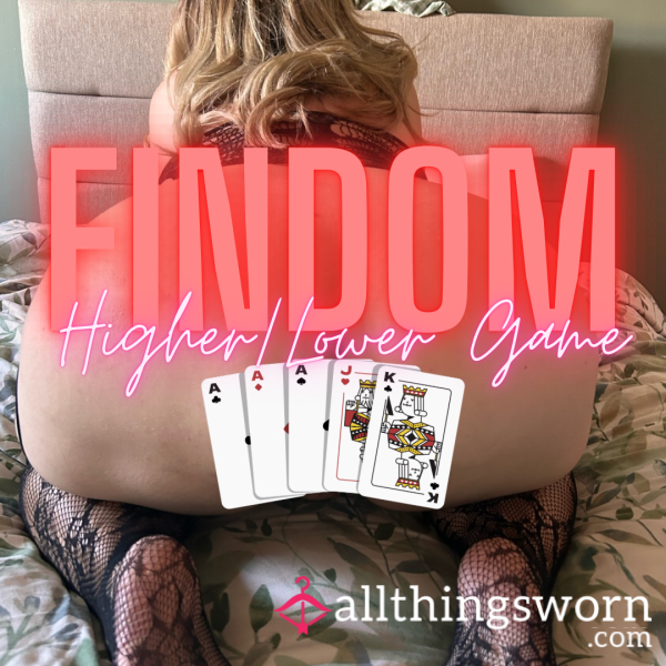 Higher Or Lower FINDOM Game 😈♠️♥️♣️♦️