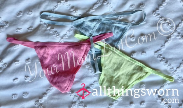 🩲 Highlighter Colored Cotton G- Strings