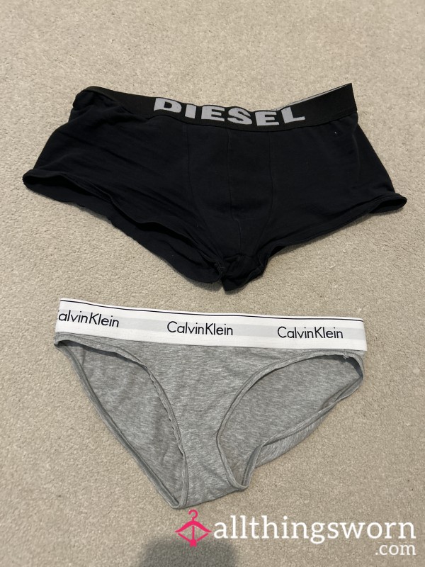 His & Hers Worn Undies