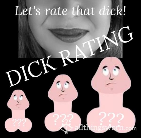 🍆Honest D*ck Rating🍆 Audio Rating Including Your Name