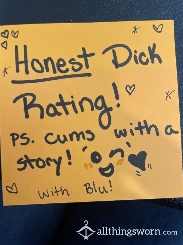 HONEST D*ck Rating 😘 🍆 Comes With A Story!