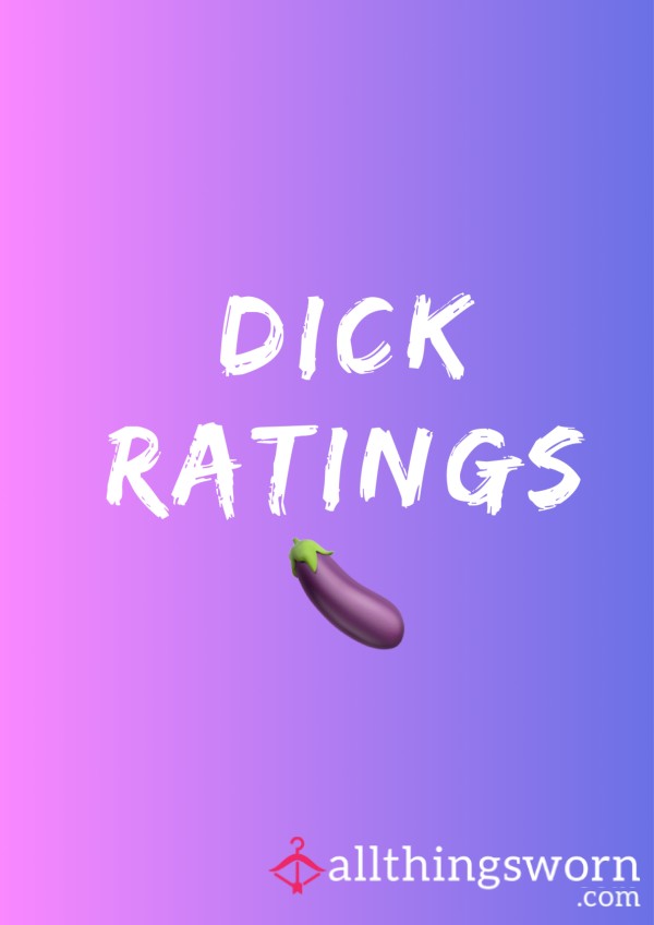 Honest Written D*ck Rating With Topless Pic