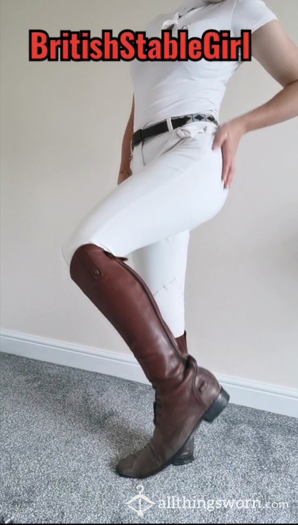 Horse Riding Girl Strip Tease