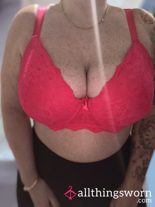 Hot Pink 38F Bra