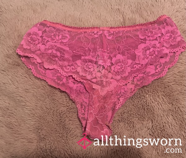 Hot Pink And Lacey Panties!💗💋 (extra £5 A Day For Extra Wear! 😈)