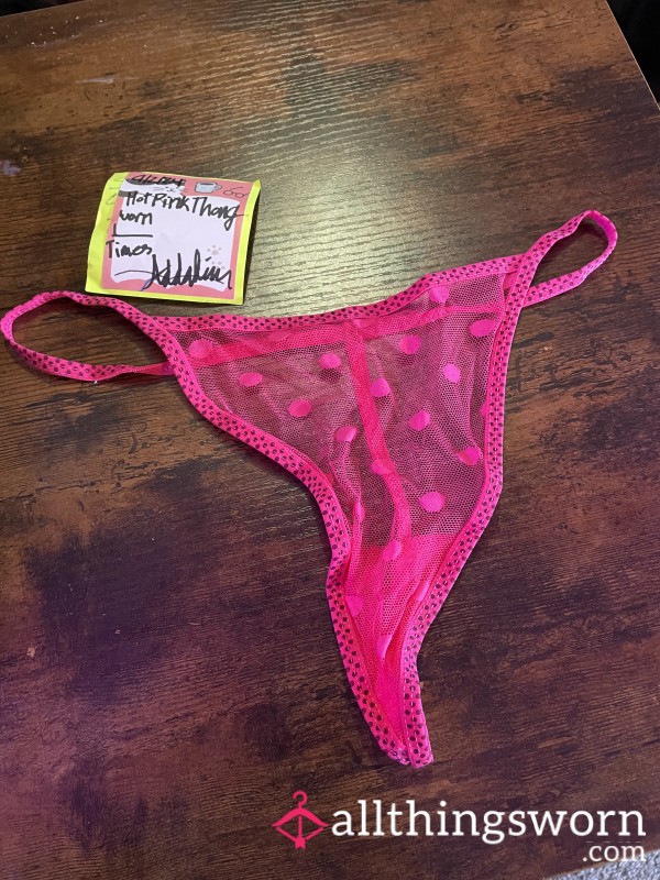 Hot Pink G-String