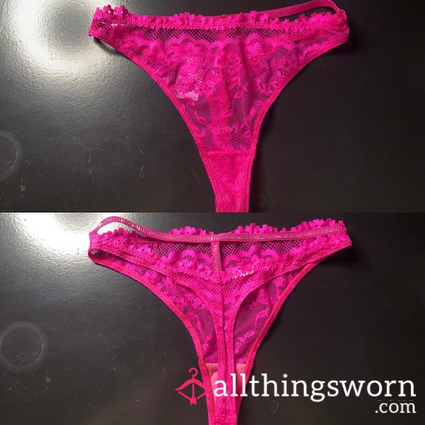 Hot Pink Glitter Thong🩷